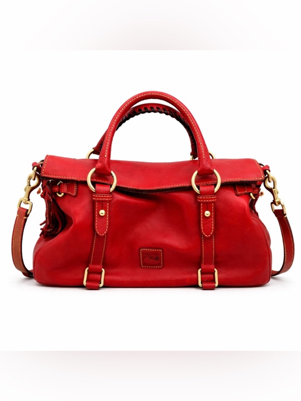 Dooney and Bourke Florentine Satchel Red